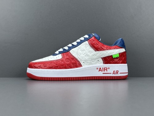 Louis Vuitton x NiKe Air Force 1 Low Low Casual Board Shoes Men Sneakers