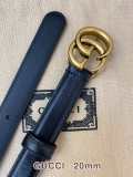 Gucci Classic Leather Belt 20MM