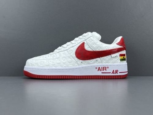 Louis Vuitton x NiKe Air Force 1 Low Low Casual Board Shoes Men Sneakers