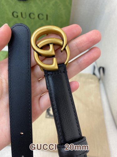 Gucci Classic Leather Belt 20MM