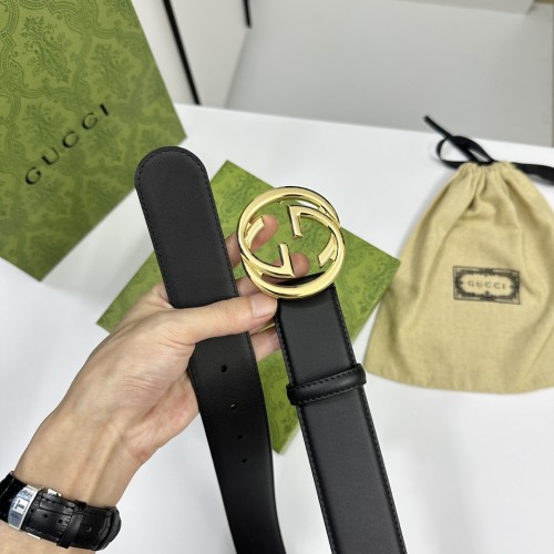Gucci Classic Interlocking Double G Leather Belt 40MM