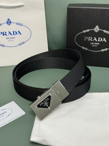 Prada Classic Luxury Double Sided Belt 34MM