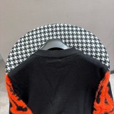 Givenchy Fashion Color Contrast Splicing Shoulder Down Knitted Cardigan