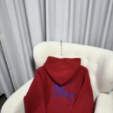 Burberry New Embroidered Equestrian Knight Logo Hooded Knitted Sweater