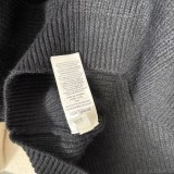 Burberry New Embroidered Equestrian Knight Logo Hooded Knitted Sweater