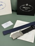 Prada Classic Luxury Double Sided Belt 34MM