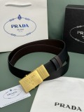 Prada Classic Luxury Double Sided Belt 34MM