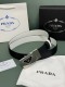 Prada Classic Luxury Double Sided Belt 34MM