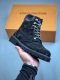 Louis Vuitton x Timberland 6 Pharrell Williams Ankle Boots Black Monogram