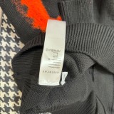 Givenchy Fashion Color Contrast Splicing Shoulder Down Knitted Cardigan