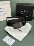 Prada Classic Luxury Double Sided Belt 34MM