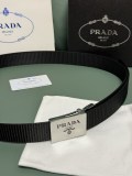 Prada Classic Luxury Double Sided Belt 34MM
