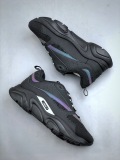 Dior B22 Reflective Black Unisex Sneakers Classic Casual Shoes