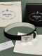 Prada Classic Luxury Double Sided Leather Belt 34MM