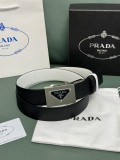 Prada Classic Luxury Double Sided Belt 34MM