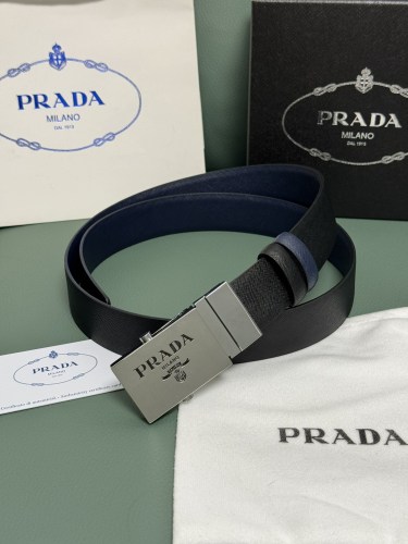 Prada Classic Luxury Double Sided Belt 34MM
