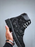 Louis Vuitton x Timberland 6 Pharrell Williams Ankle Boots Black Monogram