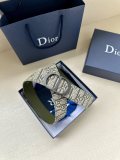 Dior Classic Dark Grey Oblique Printed Double Sided Belt 35MM
