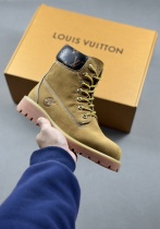 Louis Vuitton x Timberland 6 Pharrell Williams Ankle Boots Wheat