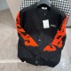 Givenchy Fashion Color Contrast Splicing Shoulder Down Knitted Cardigan