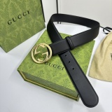 Gucci Classic Interlocking Double G Leather Belt 40MM