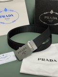 Prada Classic Luxury Double Sided Belt 34MM