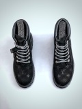 Louis Vuitton x Timberland 6 Pharrell Williams Ankle Boots Black Monogram