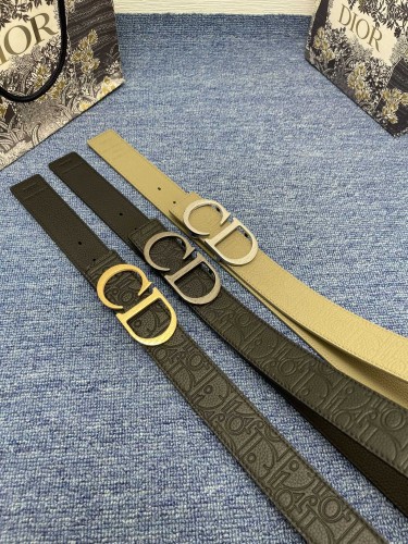 Dior Classic CD Printed Casual Leather Belt 35MM