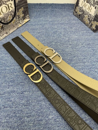 Dior Classic CD Printed Casual Leather Belt 35MM