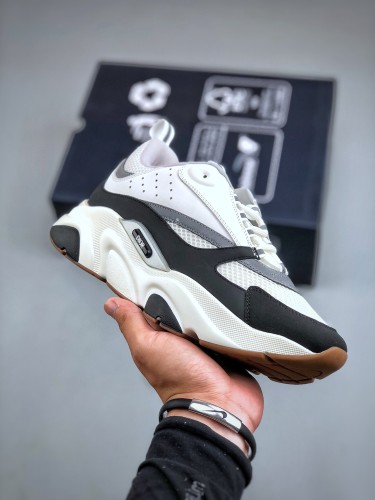 Dior B22 White Black Unisex Sneakers Classic Casual Shoes