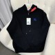 Burberry New Embroidered Equestrian Knight Logo Hooded Knitted Sweater