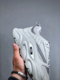 Dior B22 Triple  Grey Unisex Sneakers Classic Casual Shoes