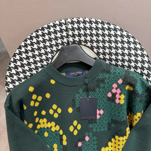 Louis Vuitton Unisex Fashion Contrast Flying Dragon Round Neck Sweater