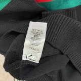 Gucci New Retro Interlocking Double G Flame Letter Towel Embroidered Logo Round Neck Sweater