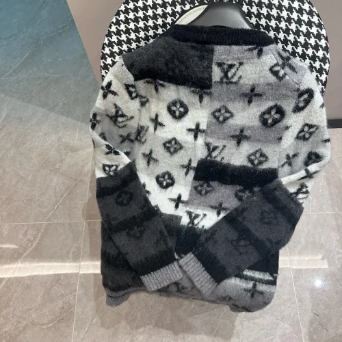Louis Vuitton Unisex Classic Vintage Logo mohair Knitted Round Neck Sweater