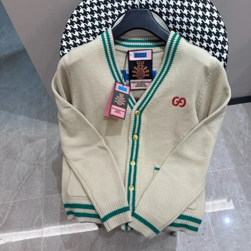 Gucci Street Versatile Pineapple Rose Embroidered Knitted Cardigan