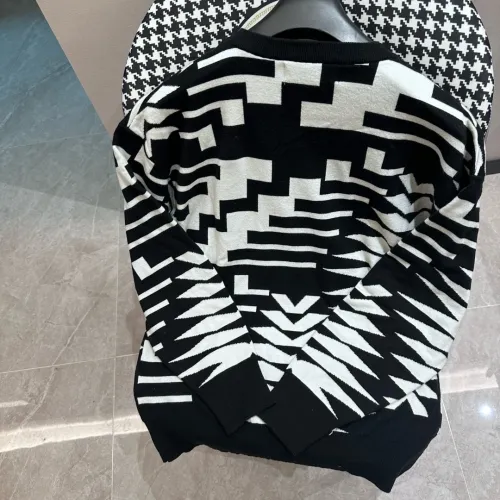 Louis Vuitton Couple Vintage Jacquard Wool Hoodie Sweater
