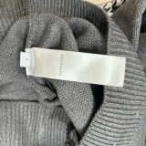 Givenchy Classic Towel Embroidered Logo Round Neck Knitted Sweatshirt