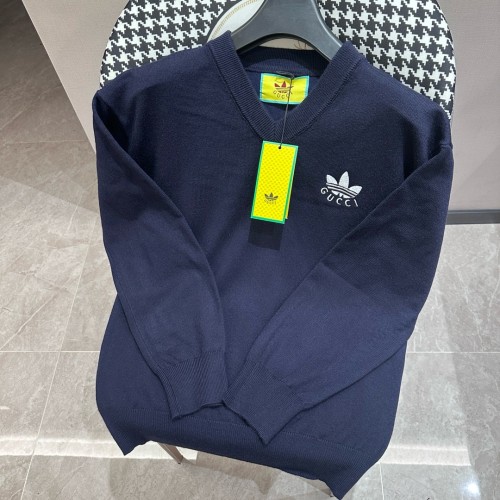 Gucci classic versatile ribbed V-neck knit sweater