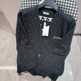 Givenchy Street Classic Square Grid Logo Knitted Cardigan