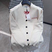 Givenchy Street Classic Square Grid Logo Knitted Cardigan