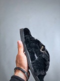 Louis Vuitton winterbreak comfert Flat slippers Women's Lamb Wool Shoes Slippers Sandal