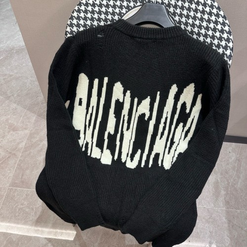 Gucci Classic Logo Jacquard Loose Round Neck Sweater