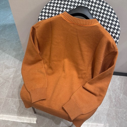 Fendi Classic Letter Jacquard Round Neck Long Sleeve Sweater