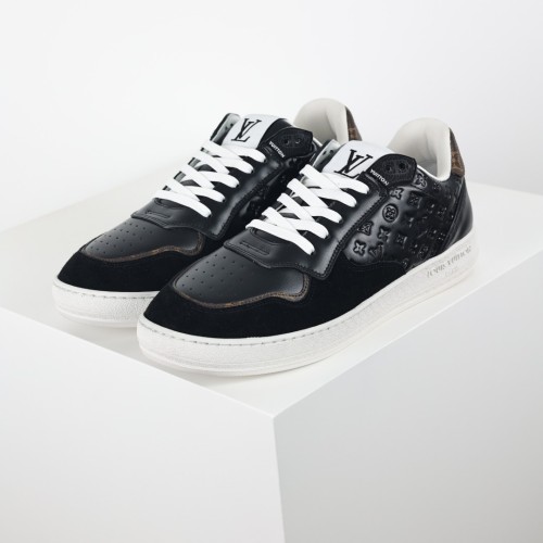 Louis Vuitton Stadium Sneakers Unisex Casual Monogram Embroidery Shoes