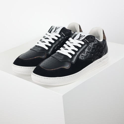 Louis Vuitton Stadium Sneakers Unisex Casual Monogram Embroidery Shoes