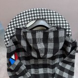 Louis Vuitton New Classic Checkered Hooded Knitted Sweater