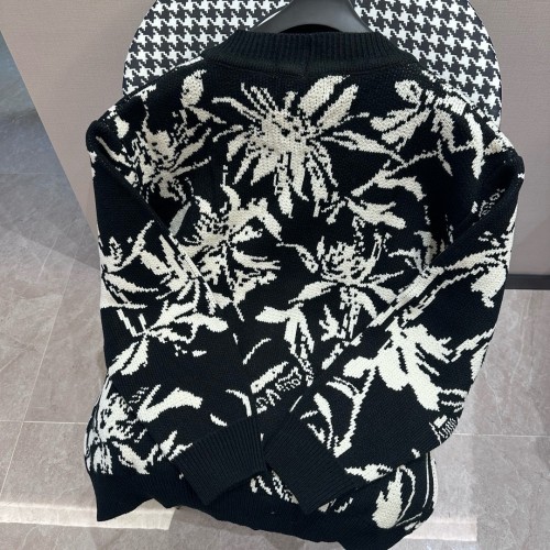 Louis Vuitton New Classic Thistle Jacquard Loose Cardigan Sweater