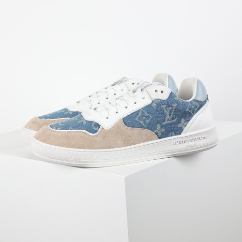 Louis Vuitton Stadium Sneakers Unisex Casual Monogram Embroidery Shoes
