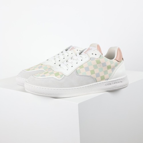 Louis Vuitton Stadium Sneakers Unisex Casual Monogram Embroidery Shoes